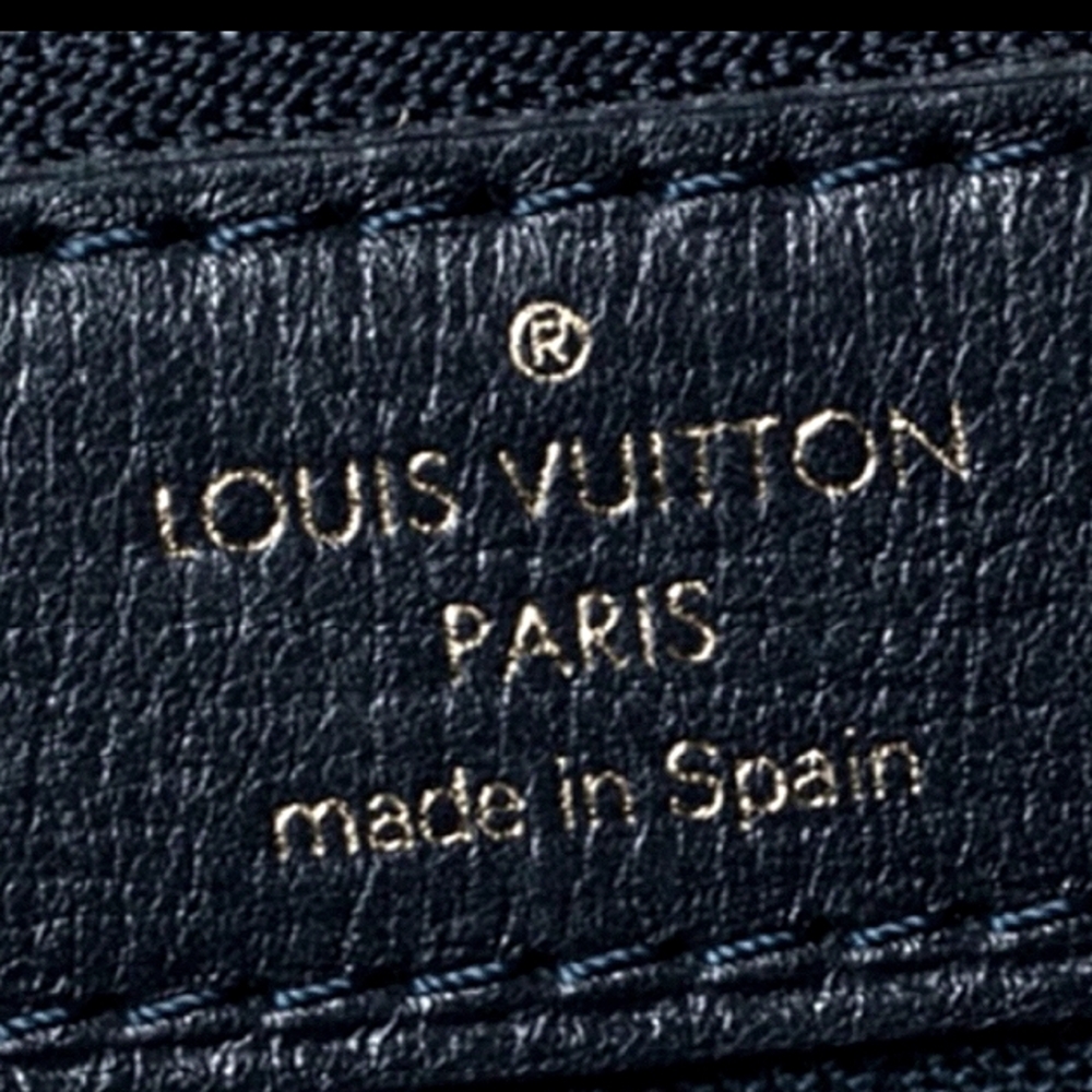 Louis Vuitton Denim Tote Bag Neverful Blue Women's Authentic Shoulder Bag - Picture 5 of 8